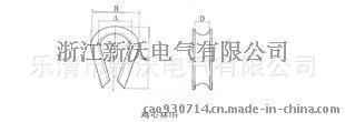 新沃电气 供应预绞式拉线耐张线夹配套金具 鸡心环8# 10# 12# 16# 20#